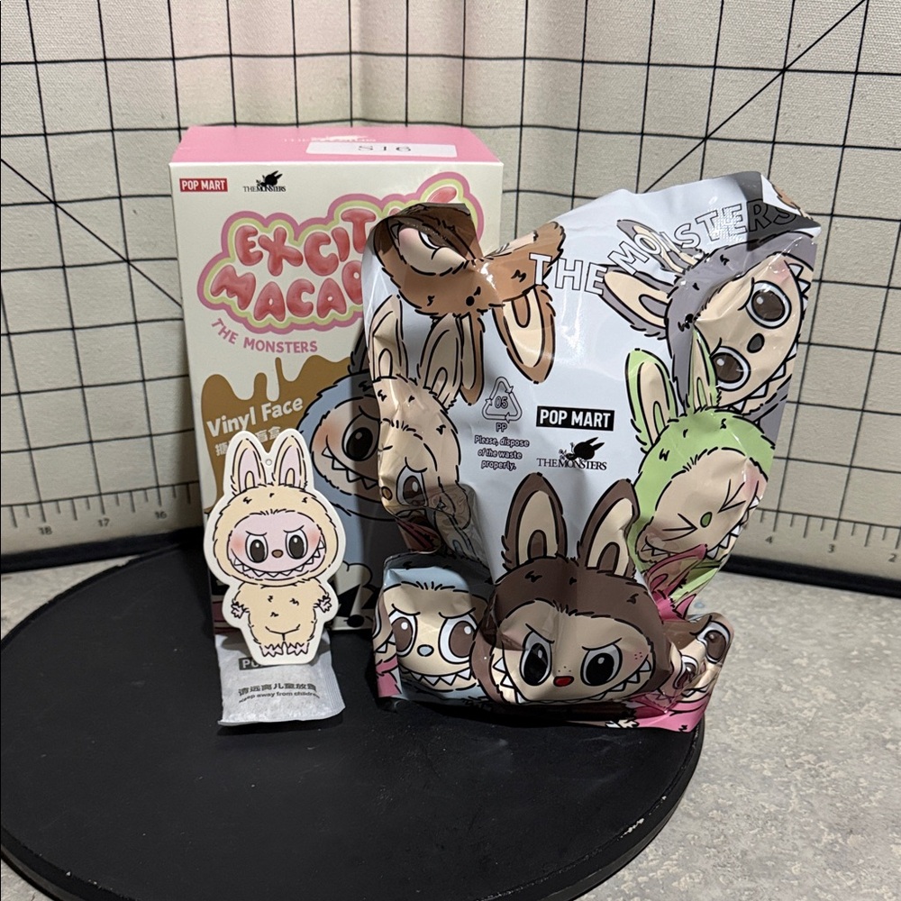 POP MART Exciting Macaron The Monsters Confirmed Soy Milk